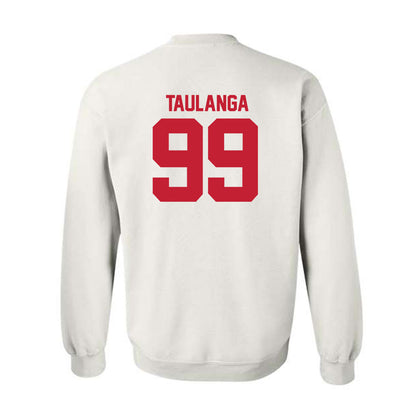 Utah - NCAA Football : Semi Taulanga - Replica Shersey Crewneck Sweatshirt-1