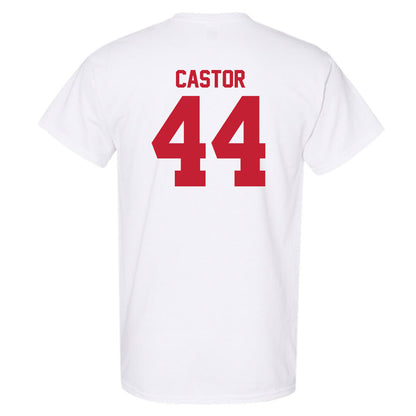 Utah - NCAA Football : Logan Castor - Replica Shersey T-Shirt-1