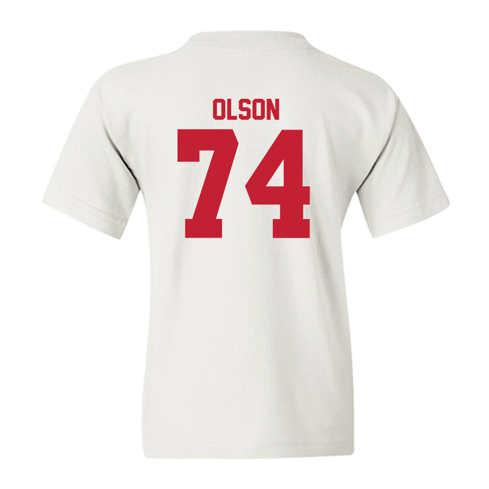 Utah - NCAA Football : Keith Olson - Replica Shersey Youth T-Shirt-1