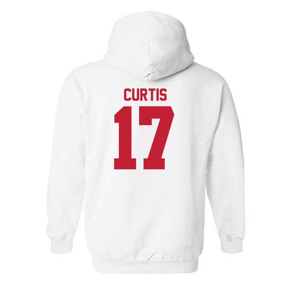 Utah - NCAA Football : Dillon Curtis - Replica Shersey Hooded Sweatshirt-1