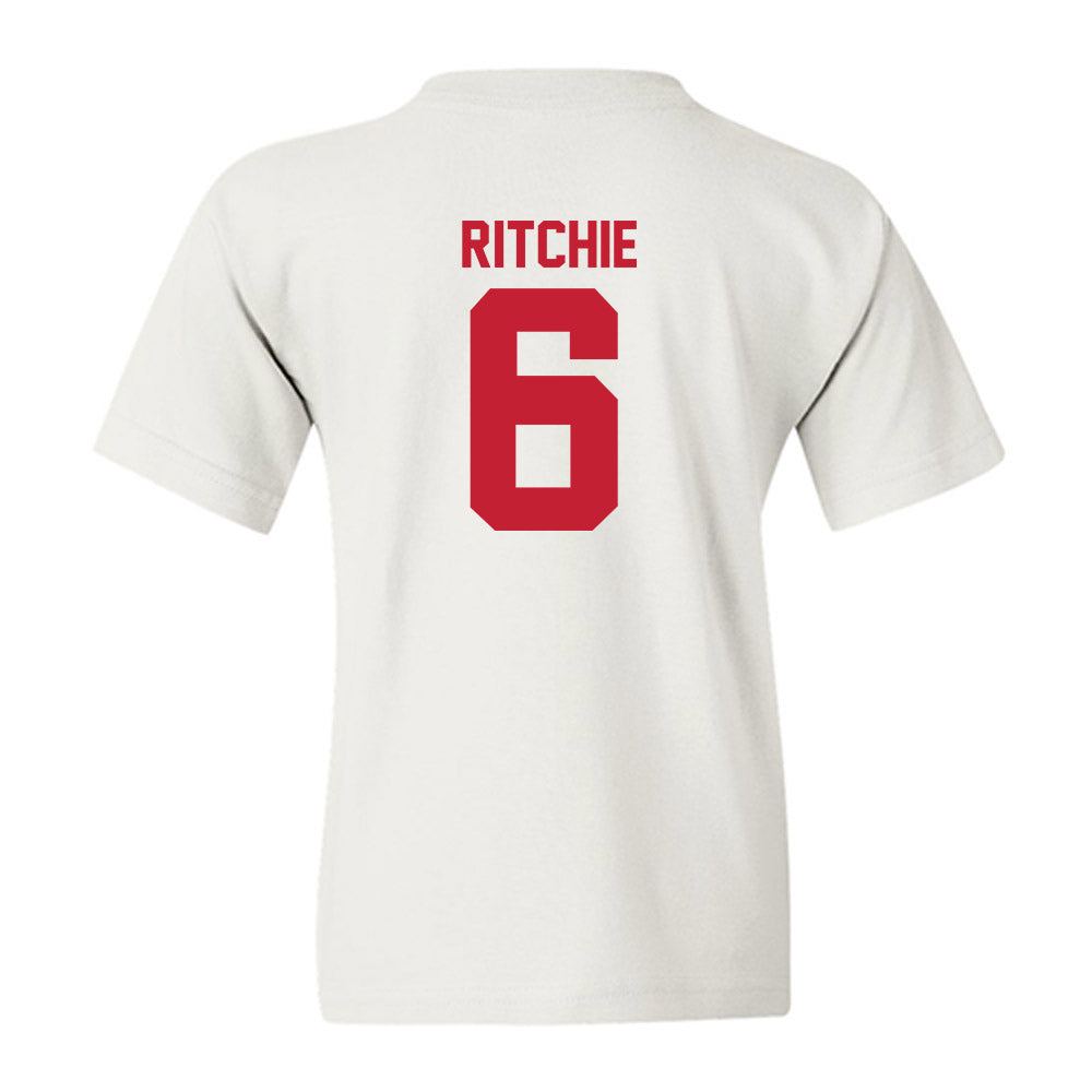 Utah - NCAA Football : Nate Ritchie - Replica Shersey Youth T-Shirt-1