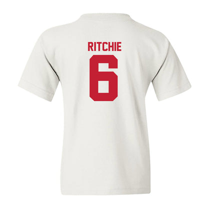 Utah - NCAA Football : Nate Ritchie - Replica Shersey Youth T-Shirt-1
