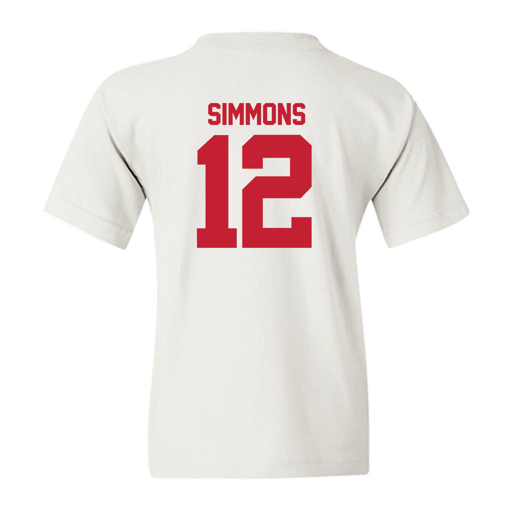 Utah - NCAA Football : Larry Simmons - Replica Shersey Youth T-Shirt-1