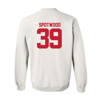 Utah - NCAA Football : Bryan Spotwood - Replica Shersey Crewneck Sweatshirt-1