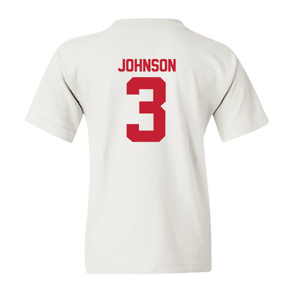 Utah - NCAA Football : Nate Johnson - Replica Shersey Youth T-Shirt-1