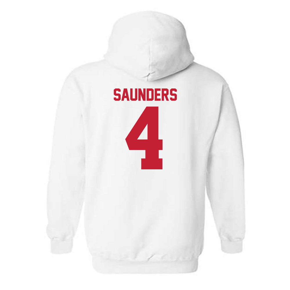 Utah - NCAA Football : Donovan Saunders - Replica Shersey Hooded Sweatshirt-1