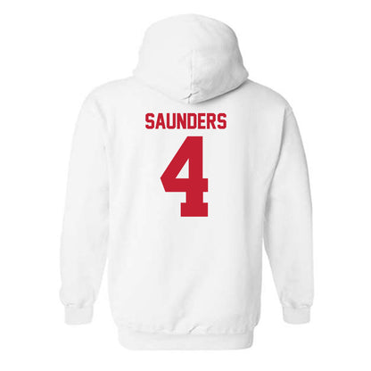 Utah - NCAA Football : Donovan Saunders - Replica Shersey Hooded Sweatshirt-1