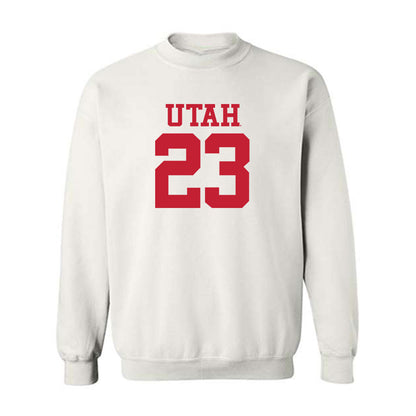 Utah - NCAA Football : Jackson Bennee - Replica Shersey Crewneck Sweatshirt-0