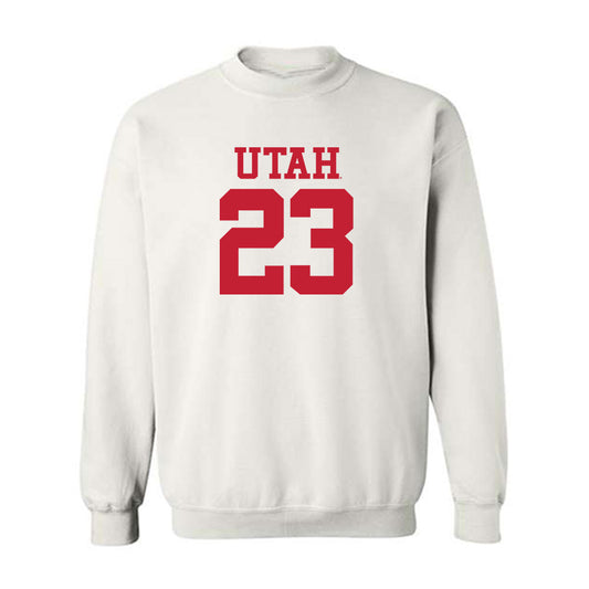 Utah - NCAA Football : Jackson Bennee - Replica Shersey Crewneck Sweatshirt-0
