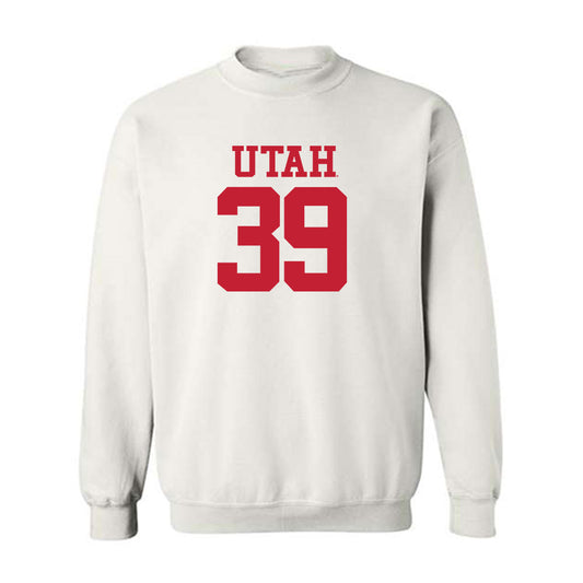 Utah - NCAA Football : Bryan Spotwood - Replica Shersey Crewneck Sweatshirt-0