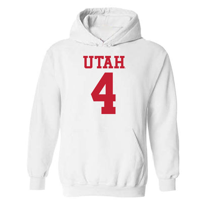 Utah - NCAA Football : Devon Dampier - Replica Shersey Hooded Sweatshirt-0