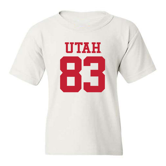 Utah - NCAA Football : Daylin Caamano - Replica Shersey Youth T-Shirt-0