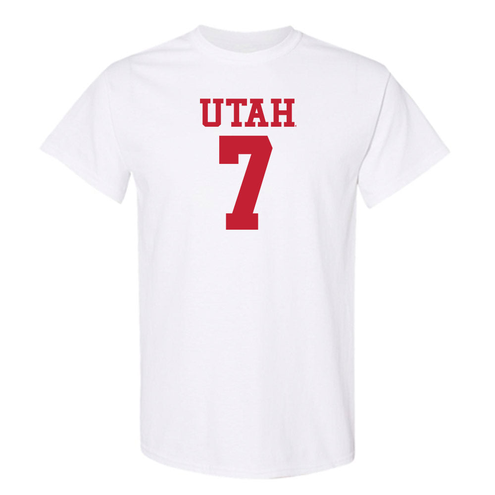 Utah - NCAA Football : Johnathan Hall - Replica Shersey T-Shirt-0