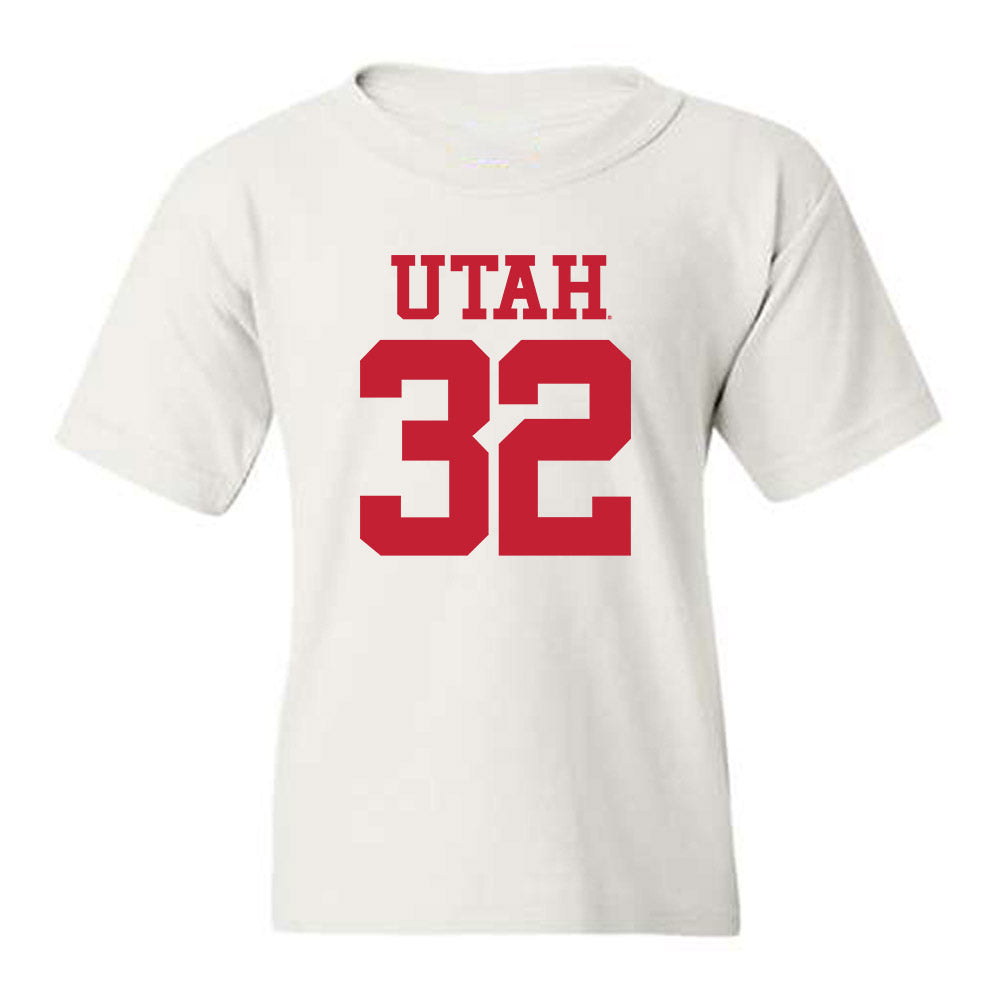Utah - NCAA Football : Omar Shah - Replica Shersey Youth T-Shirt-0