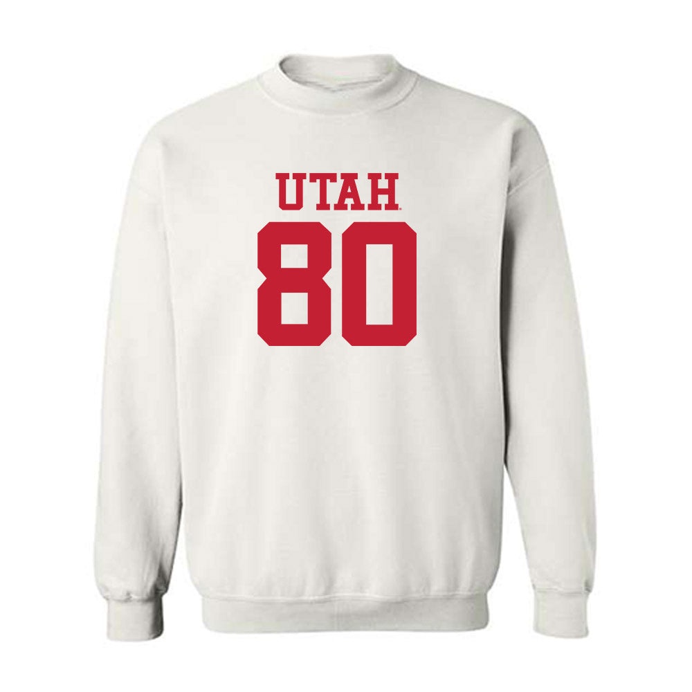 Utah - NCAA Football : Bryson Baker - Replica Shersey Crewneck Sweatshirt-0