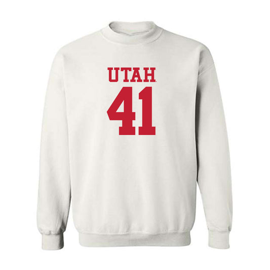 Utah - NCAA Football : Ryker Kemp - Replica Shersey Crewneck Sweatshirt-0