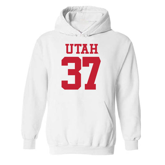 Utah - NCAA Football : Trey Reynolds - Replica Shersey Hooded Sweatshirt-0