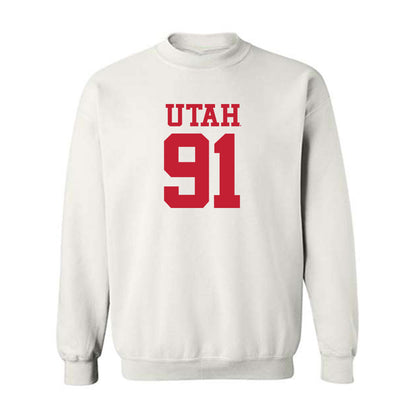 Utah - NCAA Football : Jonah Lea'ea - Replica Shersey Crewneck Sweatshirt