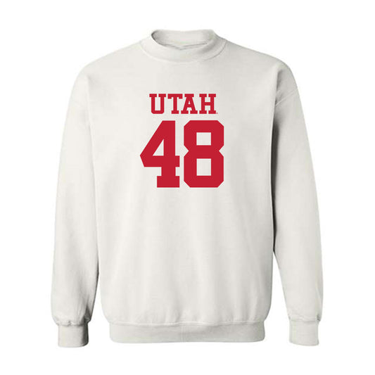 Utah - NCAA Football : Alex Cloward - Replica Shersey Crewneck Sweatshirt