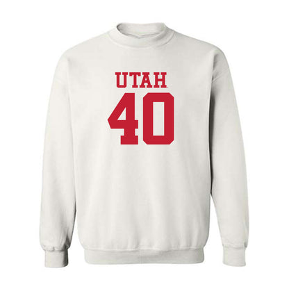 Utah - NCAA Football : Paul Fitzgerald - Replica Shersey Crewneck Sweatshirt