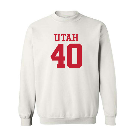 Utah - NCAA Football : Paul Fitzgerald - Replica Shersey Crewneck Sweatshirt