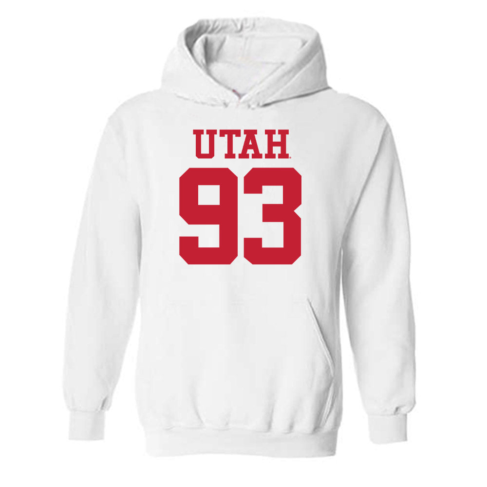 Utah - NCAA Football : Kash Dillon - Replica Shersey Hooded Sweatshirt