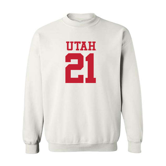 Utah - NCAA Football : Michael Mitchell - Replica Shersey Crewneck Sweatshirt
