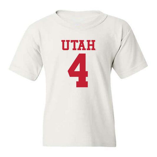Utah - NCAA Football : Devon Dampier - Replica Shersey Youth T-Shirt-0