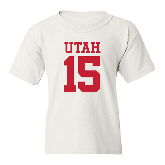 Utah - NCAA Football : Jamarian Ficklin - Replica Shersey Youth T-Shirt-0