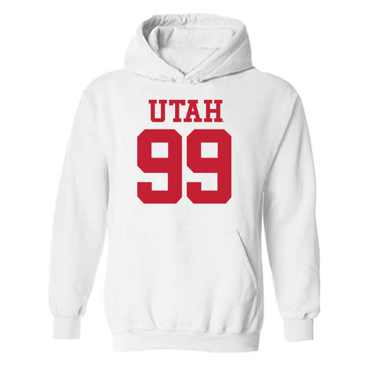 Utah - NCAA Football : Semi Taulanga - Replica Shersey Hooded Sweatshirt-0