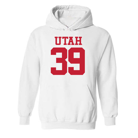 Utah - NCAA Football : Bryan Spotwood - Replica Shersey Hooded Sweatshirt-0