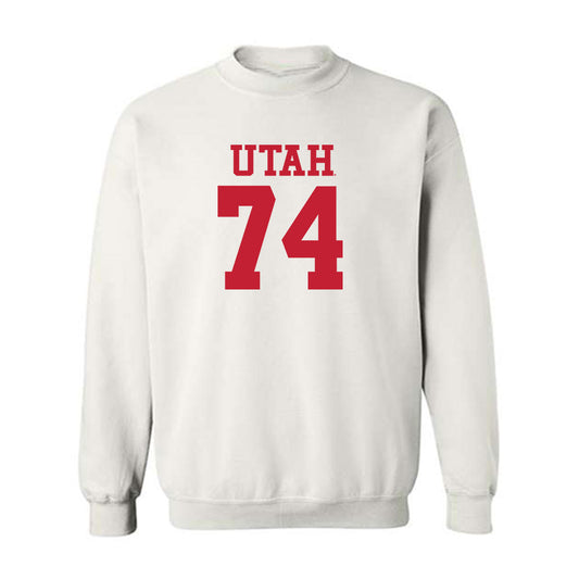 Utah - NCAA Football : Keith Olson - Replica Shersey Crewneck Sweatshirt-0