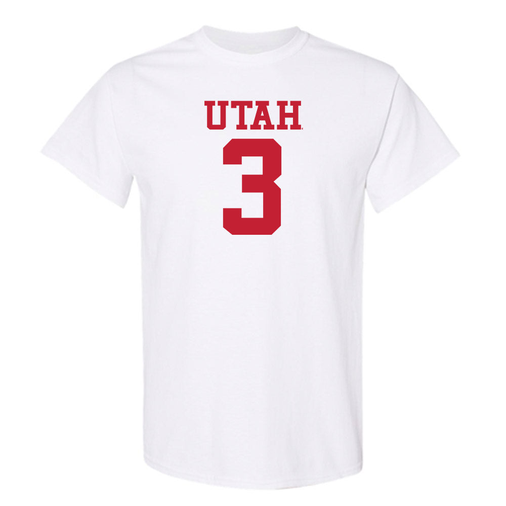 Utah - NCAA Football : Nate Johnson - Replica Shersey T-Shirt-0
