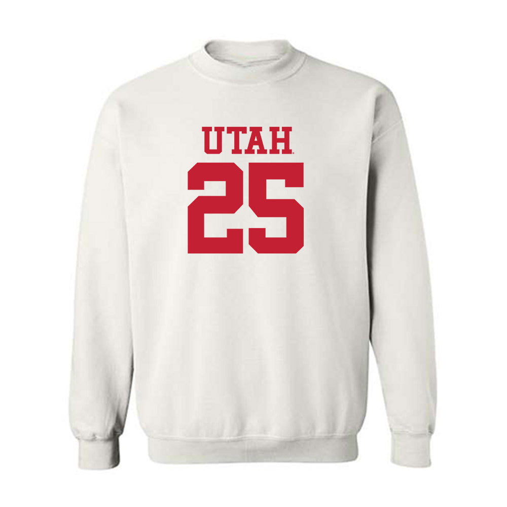 Utah - NCAA Football : Bryce Duke - Replica Shersey Crewneck Sweatshirt-0