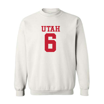 Utah - NCAA Football : Nate Ritchie - Replica Shersey Crewneck Sweatshirt-0