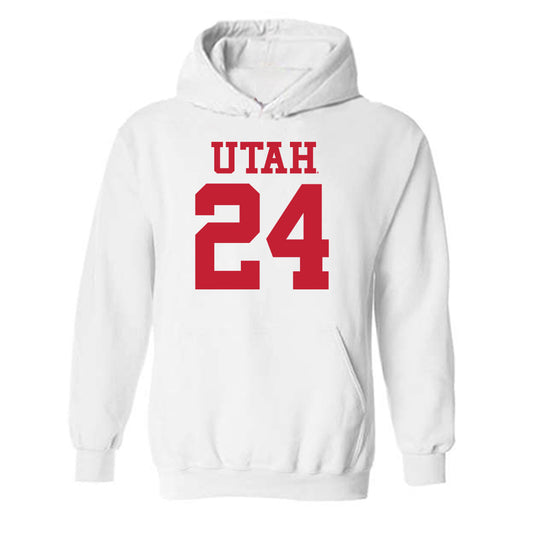 Utah - NCAA Football : Diezel Kamoku - Replica Shersey Hooded Sweatshirt-0