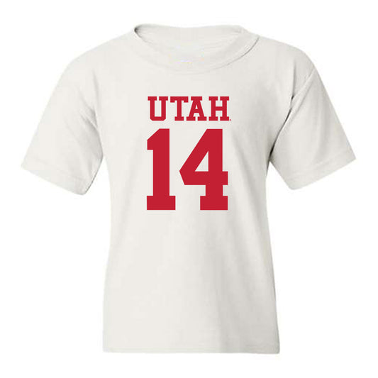 Utah - NCAA Football : Brendan Zurbrugg - Replica Shersey Youth T-Shirt-0