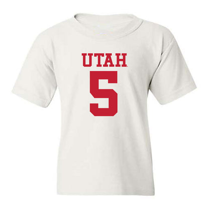 Utah - NCAA Football : Otto Tia - Replica Shersey Youth T-Shirt-0