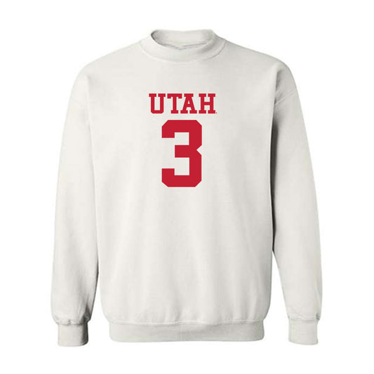 Utah - NCAA Football : Levani Damuni - Replica Shersey Crewneck Sweatshirt