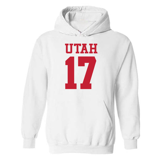 Utah - NCAA Football : Dillon Curtis - Replica Shersey Hooded Sweatshirt-0