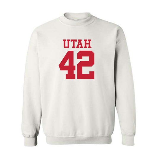 Utah - NCAA Football : Christian Thatcher - Replica Shersey Crewneck Sweatshirt-0