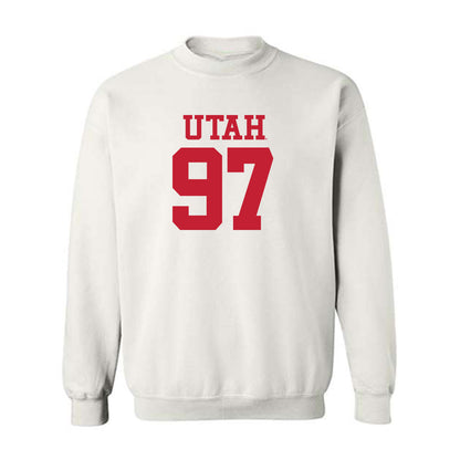 Utah - NCAA Football : Joseph Cheek - Replica Shersey Crewneck Sweatshirt-0