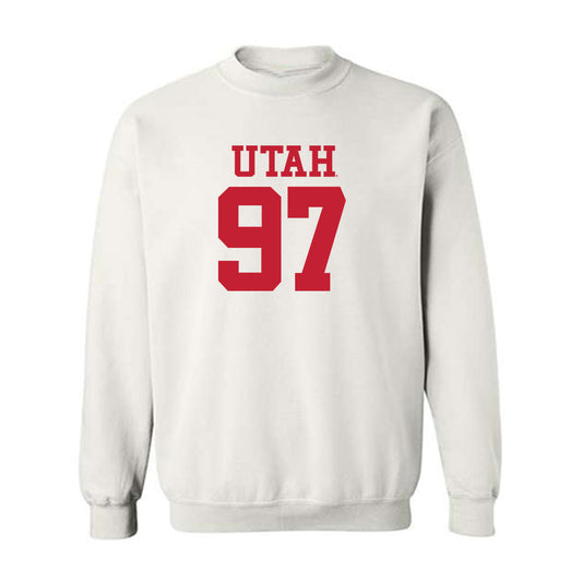 Utah - NCAA Football : Joseph Cheek - Replica Shersey Crewneck Sweatshirt-0
