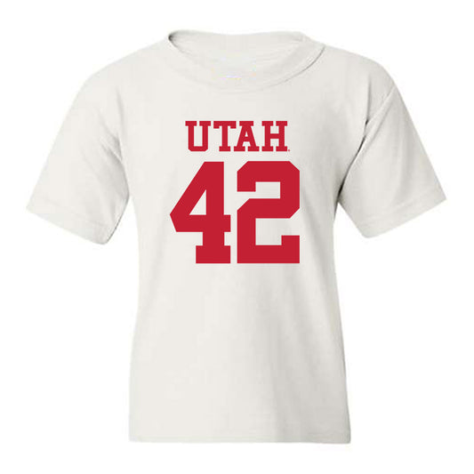 Utah - NCAA Football : Christian Thatcher - Replica Shersey Youth T-Shirt-0