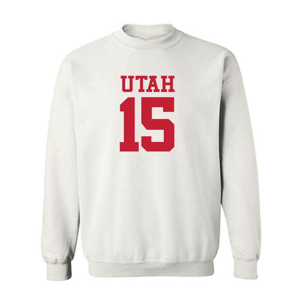 Utah - NCAA Football : Jamarian Ficklin - Replica Shersey Crewneck Sweatshirt-0