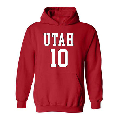Utah - NCAA Women's Basketball : Grace Foster - Replica Shersey Hooded Sweatshirt-0
