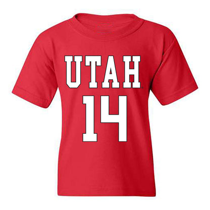 Utah - NCAA Women's Basketball : Kamryn Mafua - Replica Shersey Youth T-Shirt-0