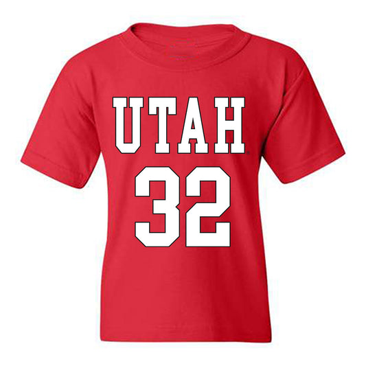 Utah - NCAA Men's Basketball : James Okonkwo - Replica Shersey Youth T-Shirt-0
