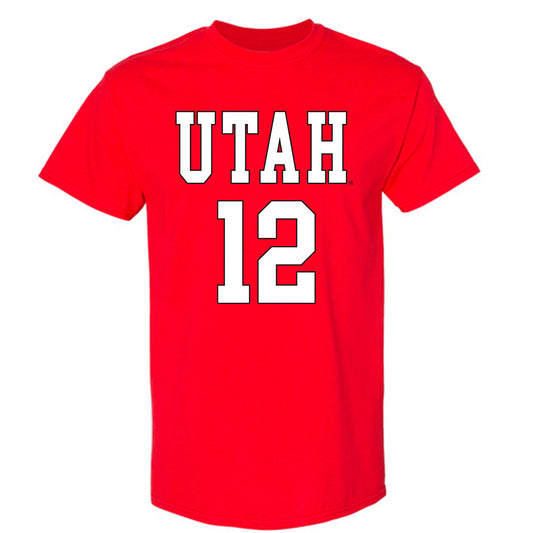 Utah - NCAA Women's Basketball : Chyra Evans - Replica Shersey T-Shirt-0