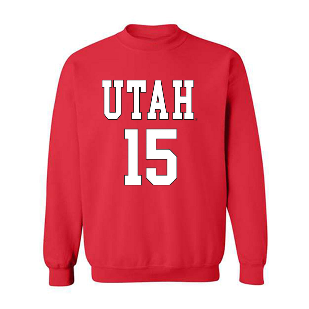 Utah - NCAA Men's Basketball : Alvin Jackson - Replica Shersey Crewneck Sweatshirt-0